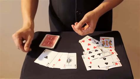 Card magic training session